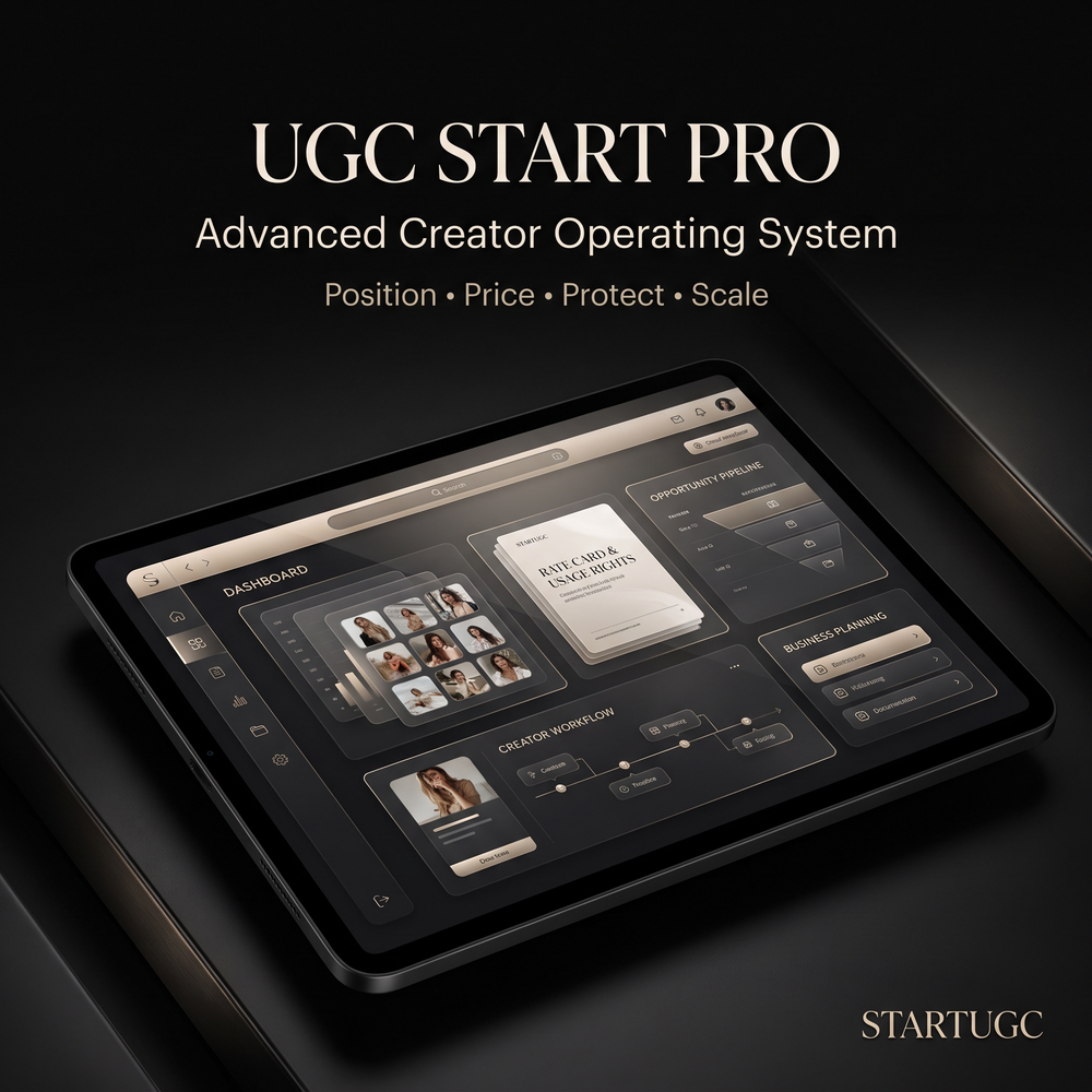 UGC START PRO — Build & Run Your Creator Business
