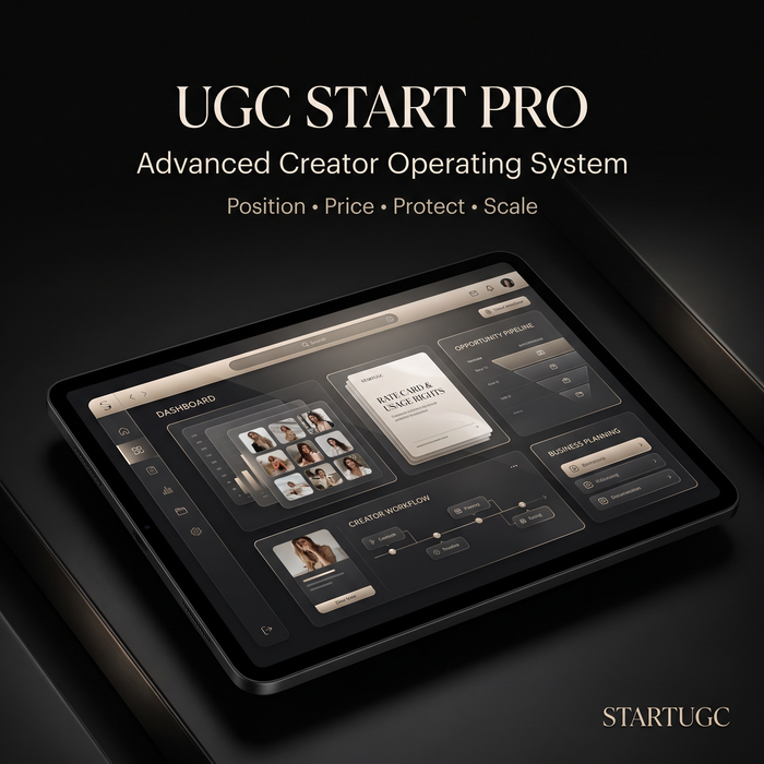 UGC START PRO — Build & Run Your Creator Business