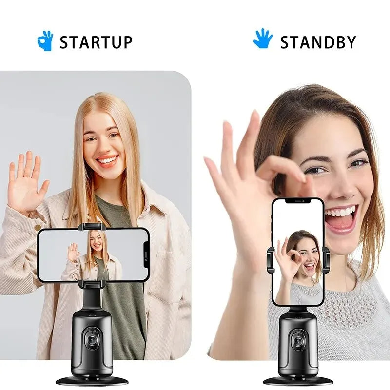 StartUGC Auto-Tracking Creator Stand setup image